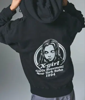 [ 새상품 ] 배송비 포함 XGIRL 엑스걸 지퍼 후드티 맨투맨