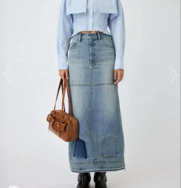 moussy UPSIDE DOWN REMAKE 데님 스커트