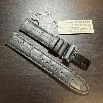 시티즌 CITIZEN 정품 블랙 D버클 포함 20mm 가죽 벨트