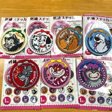 디즈니 자수 스티커