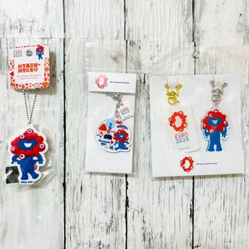 [미야쿠미야쿠] 페어 아크릴 키링 & 아크릴 키링 & 3D 러버