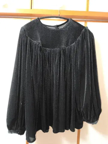 Bilitis 긴팔 벨벳 셔츠 36