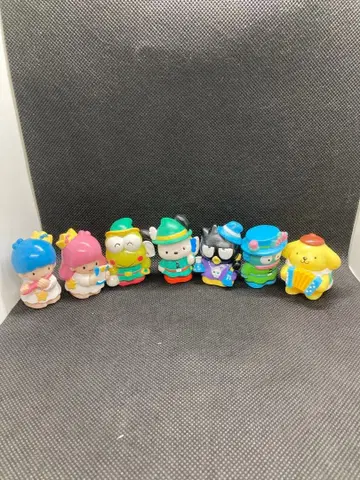 산리오 손가락 인형 7개 묶음 판매 레트로 마스코트 키키라라 폼폼푸딩 등