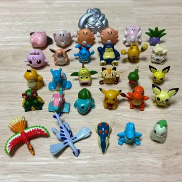 치비 포켓몬 나가타니엔 포켓몬 미니 피규어 모음 29개 덤 당시 물품