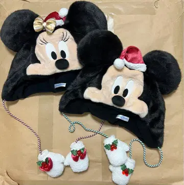 디즈니 크리스마스 팬캡 미키 미니 2025 머리띠