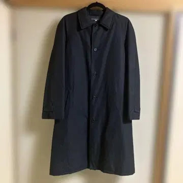 블랙 롱 코트 사이즈 44