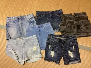 미니 스커트, 데님 숏팬츠, 카모플라쥬 카고 팬츠