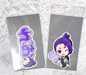 블루 록 바롭바롭 카페 한정판 스티커 미카게 레오