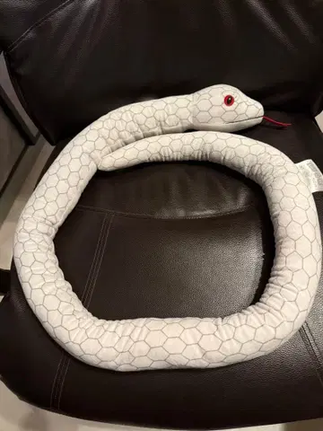 백사 가동식 봉제 인형 약 140cm 금전운 상승 행운을 부르는 백사