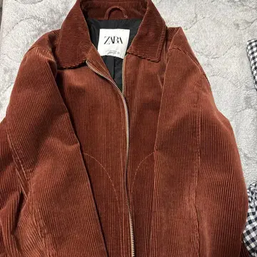 ZARA 브라운 코듀로이 자켓 M