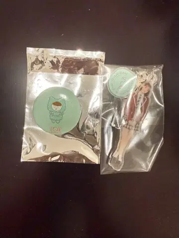 채원 아크릴 키링 캔뱃지 세트