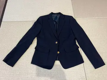 네이비 테일러드 자켓