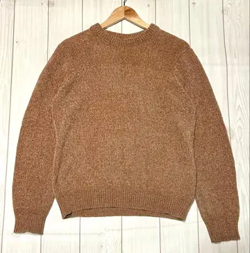 드레이프감 니트 브라운 스웨터 M 사이즈