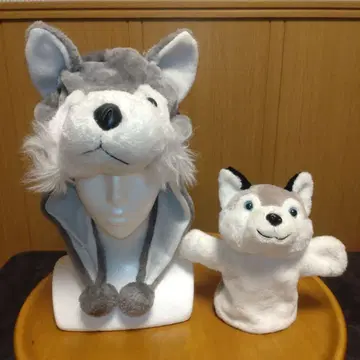 시베리안 허스키 모자&퍼펫