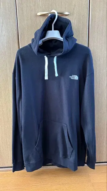 THE NORTH FACE Message logo Hoodie 블랙