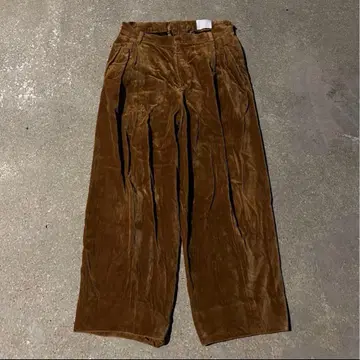 o mln 코듀로이 구제 의류 브랜드 브라운