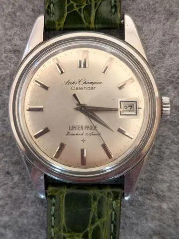 세이코 Champion Calendar 수동 와인딩 작동 SEIKO