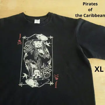 DISNEY 캐리비안의 해적 잭 스패로우 조니 뎁 맨투맨