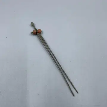 25 빈티지 금속제 빨간색 구슬 디자인 헤어콤