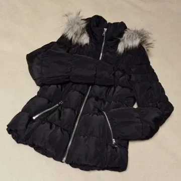 인조 모피 패딩 자켓