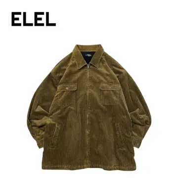 [ 새상품급 ] ELEL 90s 굵은 폭 코듀로이 안감 플리스 자켓