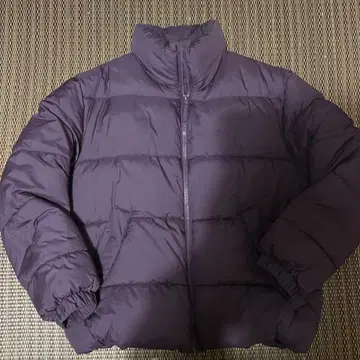 H&M 다운 자켓 보라색