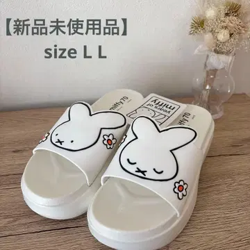 [ 미사용 새상품 ] 미피 miffy 70years 통굽 샌들 L L