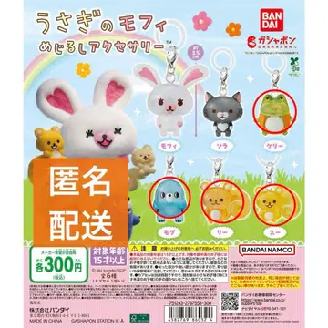 토끼 모피 메지루시 액세서리 4종 세트 2