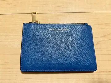 미사용/MARC JACOBS 파랑 가죽 코인 케이스 카드 케이스