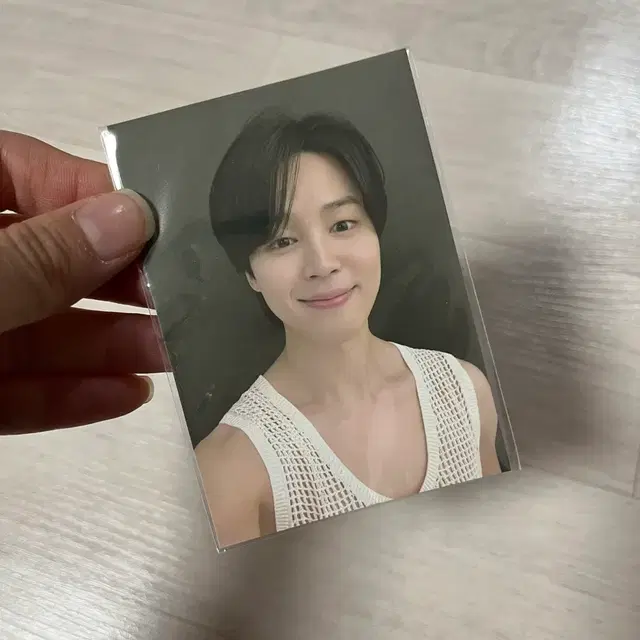 방탄소년단 지민 페이스 face 니트 미개봉 포토카드