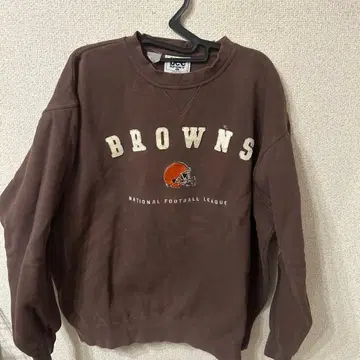 NFL BROWNS 크루넥 맨투맨