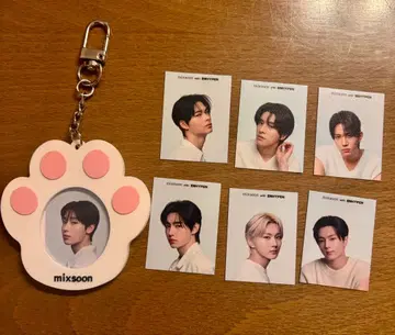 ENHYPEN mixsoon 발바닥 모양 키링 포토카드 세트