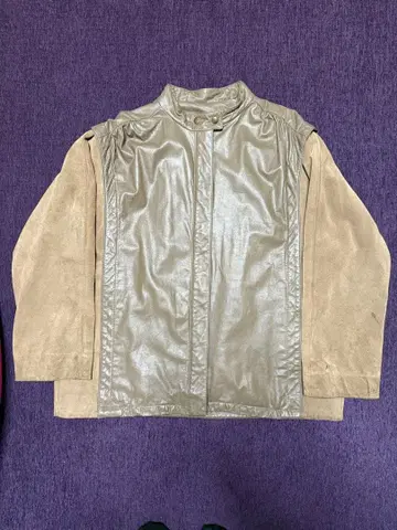 80s Chordas 디자인 가죽 자켓