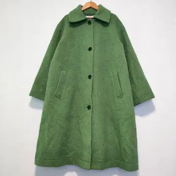 MOUSSY 마우지 스텐카라 코트 1 실질 L-XL 그린 0728