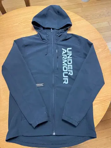 언더아머 남성용 브러쉬드 우븐 풀 집업 후디 자켓