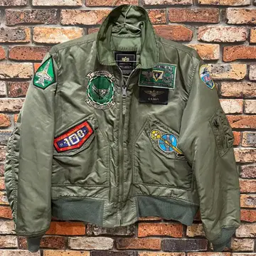 Alpha Industries 알파 CWU-45 플라이트 자켓 L 카키