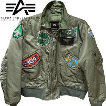 Alpha Industries 알파 CWU-45 플라이트 자켓 L 카키