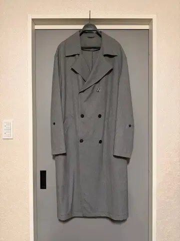 ZARA 자라 그레이 더블 브레스트 롱 코트 체스터 코트