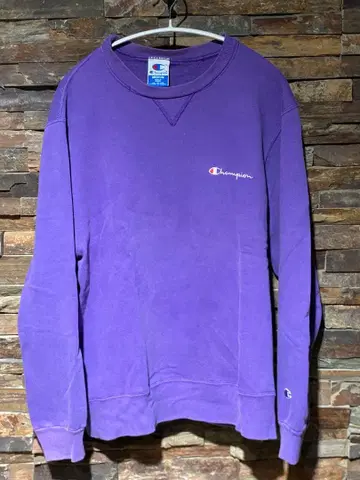 Champion 보라색 맨투맨 M
