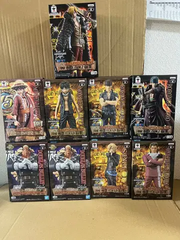 원피스 피규어 묶음 판매 DXF THE GRANDLINE 루피 9체