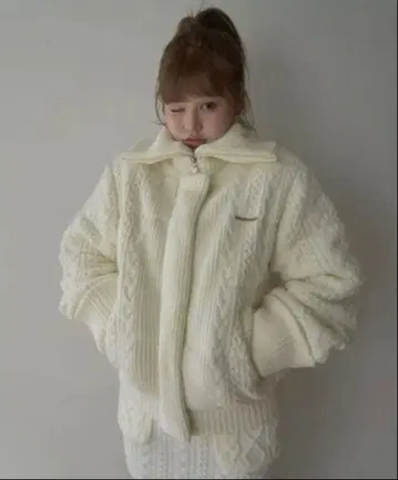 andmary Mary quilting knit shape jacket