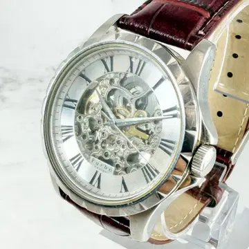 [ 작동 새상품급 ] 풀보 F5015 오토매틱 스켈레톤 가죽 벨트