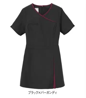 앙파미에 뷰티웨어 방오 기능 인캄 포켓 포함 랩 스타일 튜닉