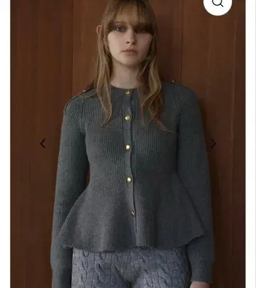 the toe Rosen Peplum Cardigan