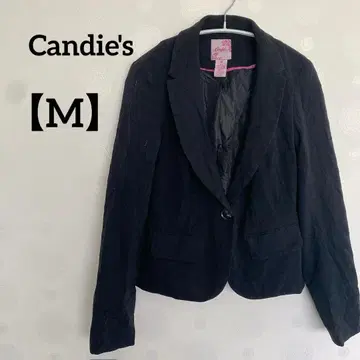 Candie's [ M ] 블랙 싱글 버튼 자켓