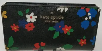 케이트 스페이드 플라워 프린트 장지갑
