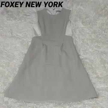 [ 레어 ] 폭시 뉴욕 원피스 드레스 화이트 M