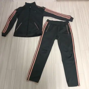 adidas 저지 세트 다크 그레이/핑크