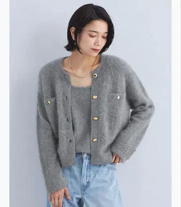 데일리 엘리트 가디건 캐시미어 유나이티드 애로우즈