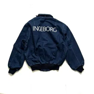 잉게보그 INGEBORG 로고 블루종 90s 빈티지 VTG